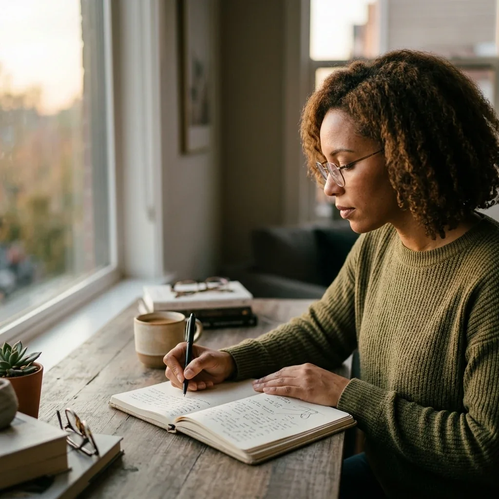 Journaling and reflection as part of rebuilding trust after a DUI